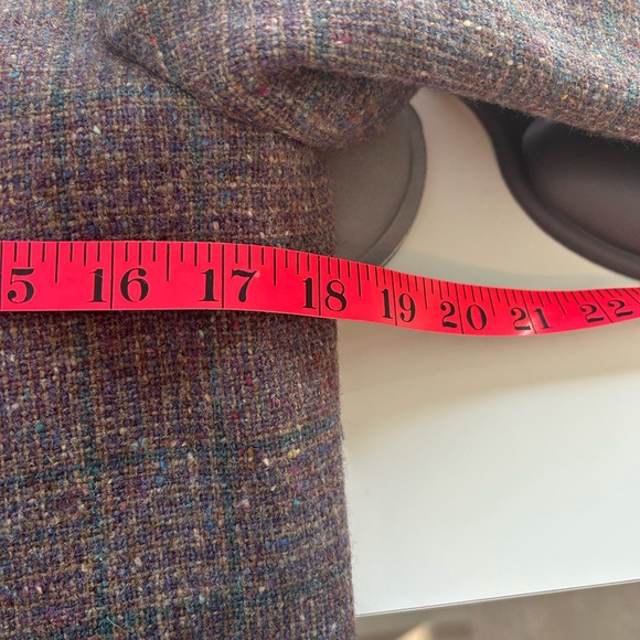 Vintage Henry White Dublin wool tweed blazer purple multicolor - Picture 8 of 9